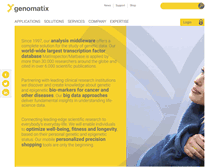 Tablet Screenshot of genomatix.de